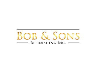 Bob & Sons Refinishing Inc. logo design by blackcane