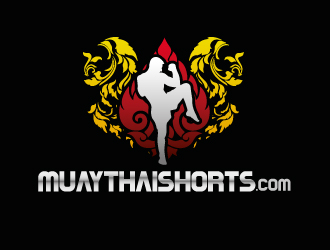 MuayThaishorts.com logo design by designbyorimat
