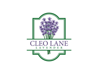 Cleo Lane Lavender logo design by logolady