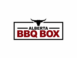 Alberta BBQ Box logo design by mutafailan