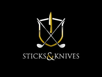 Sticks & Knives logo design by PRN123