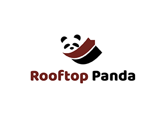 Rooftop Panda Logo Design