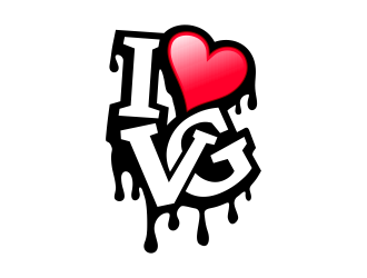 I Love VG Logo Design