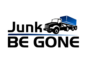 Junk Be Gone logo design by Dawnxisoul393
