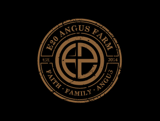 E20 Angus Farm logo design by schiena