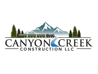 Canyon Creek Construction LLC logo design by Sorjen