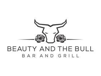 Beauty and the Bull Bar and Grill logo design by arenug
