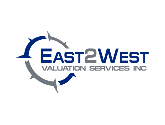 East2West Valuation Services Inc logo design by yaya2a