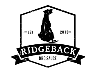 Ridgeback BBQ Sauce logo design by aldesign