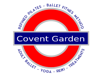 Covent Garden  - Refined Pilates - Ballet Fitness Method - Adult Ballet - Yoga - Reiki - Treatments Logo Design