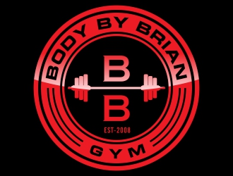 BODY BY BRIAN GYM logo design by naisD