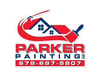Parker Painting logo design by J0s3Ph