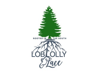 Loblolly & Lace Logo Design