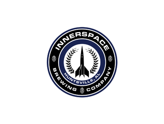 InnerSpace Brewing Company logo design by johana