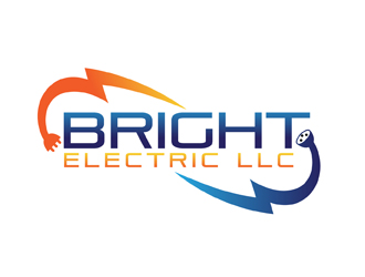 Bright Electric LLC logo design by peacock