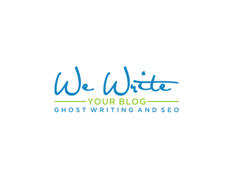 We Write Your Blog logo design by bomie