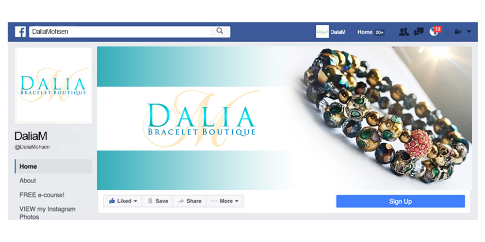 Dalia M. logo design by FlashDesign