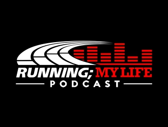 Running; My Life Podcast Logo Design