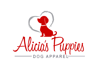 Alicias Puppies logo design by bloomgirrl
