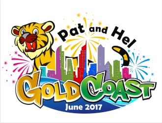 Pat and Hel Gold Coast June 2017 logo design by GURUARTS