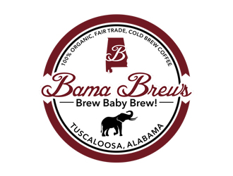 Bama  Brews logo design by FlashDesign