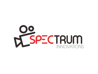 Video Camera logo. SPECTRUM INNOVATIONS logo design by Akli