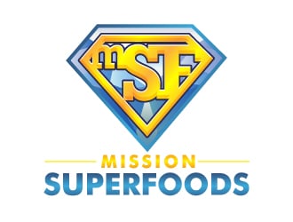 Mission Superfoods (M:SF) logo design by jaize