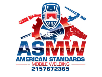 American standards Mobile Welding logo design by gogo