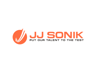 JJ Sonik Recruiting Tagline- Put our Talent to the test logo design by RatuCempaka