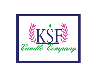 KSF Candle Company logo design by webmall