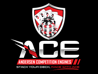 Andersen Competition Engines (aka ACE) logo design by scriotx
