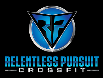 Relentless Pursuit CrossFit logo design by scriotx