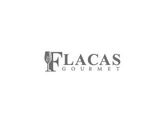 Las Flacas Gourmet Logo Design