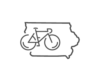 Iowa Bicycle Coalition logo design by akilis13