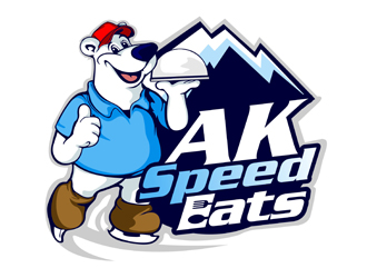 AK Speed Eats logo design by veron
