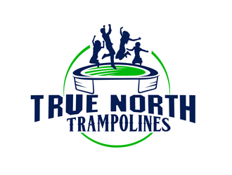 True North Trampolines logo design by DreamLogoDesign