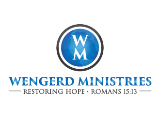 Wengerd Ministries  - (TAG LINE) Restoring Hope - Romans 15:13 logo design by HolyBoast