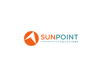 SunPoint IT Solutions logo design by Saefulamri