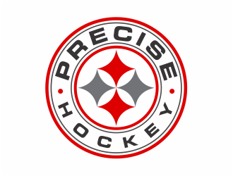 Precise Hockey Ltd. logo design by mutafailan
