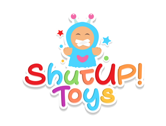 ShutUP! Toys logo design by DreamLogoDesign