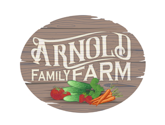 Arnold Family Farm logo design by DreamLogoDesign