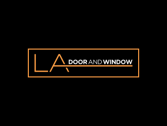 L A door and window  ( Los Angeles ) logo design by denfransko