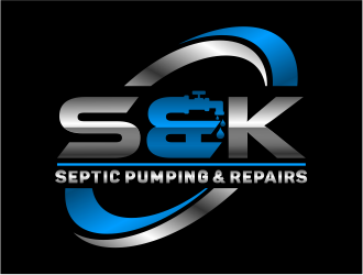 S&K          Septic pumping & repairs logo design by meliodas