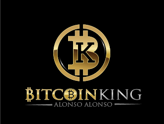 Bitcoin King - Alonso Alonso logo design by THOR_