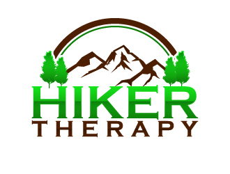 Hiker Therapy    Since 2012 logo design by karjen
