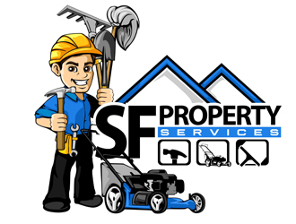 SF Property Services logo design by veron