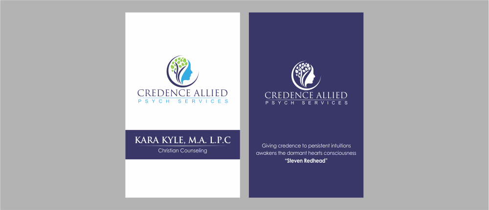 Credence Allied Psych Services logo design by Girly