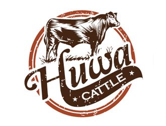 Huwa Cattle logo design by logopond
