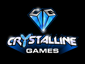 Crystalline Games logo design by PRN123