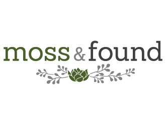 moss + found logo design by jaize